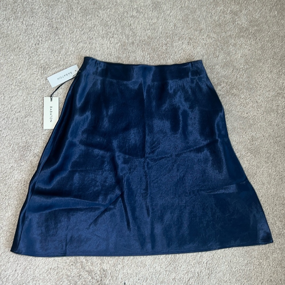 Babaton New Slip Satin Mini Skirt